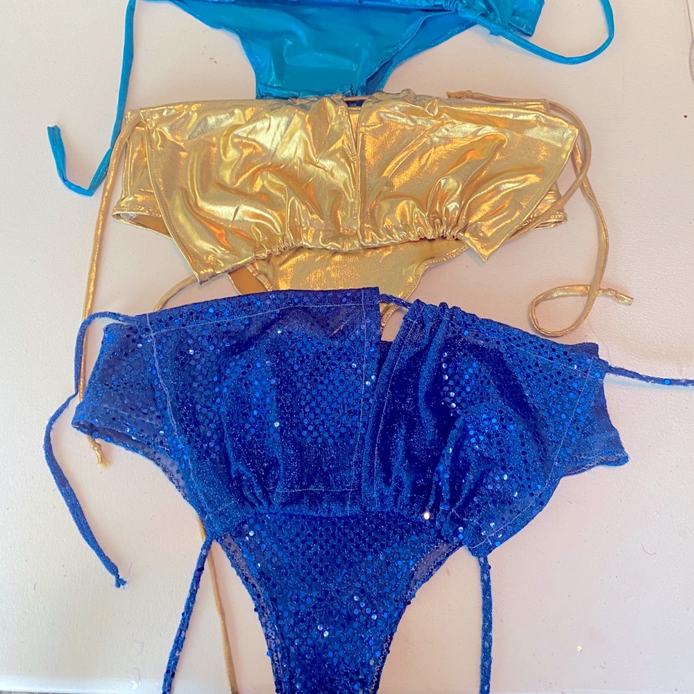 Two piece swim wear.. high rise with build in band